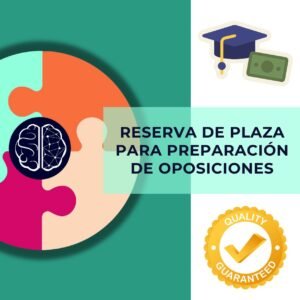 RESERVA DE PLAZA PREPARACIÓN OPOSICIONES