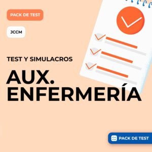 PACK DE TEST Y SIMULACROS - AUXILIAR DE ENFERMERÍA - JCCM