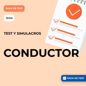 PACK DE TEST Y SIMULACROS - CONDUCTOR - JCCM