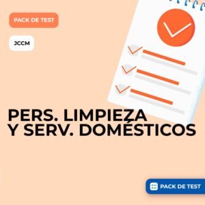 PACK DE TEST Y SIMULACROS - PERSONAL DE LIMPIEZA Y SERVICIOS DOMÉSTICOS (PLSD) JCCM