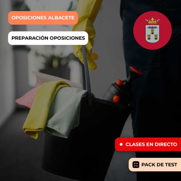 Oposición Conserje Limpiador para el ayuntamiento de Albacete 2026/27